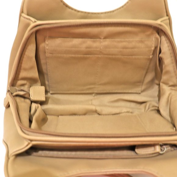 Koltov Mid Size Tan Hobo Handbag, Hobo Purse with Lots of Pockets - Picture 6 of 8